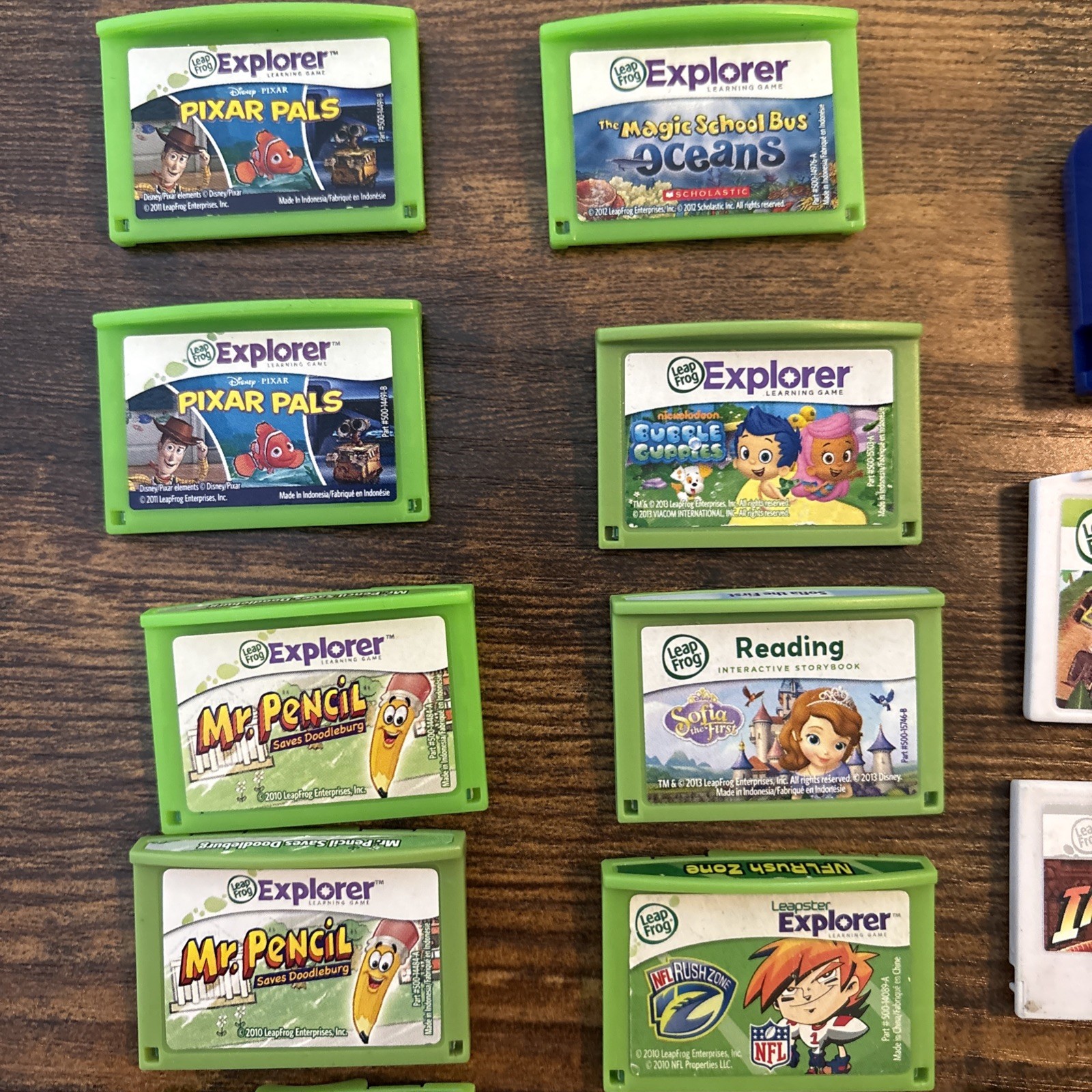 Lot of 21 Leap Frog Games – Leapster, Explorer, didj, LeapTV – Cartridges Only
