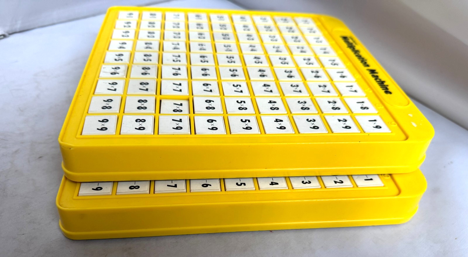 2 Lakeshore Learning Multiplication & Subtraction Math Machine Facts set Clean