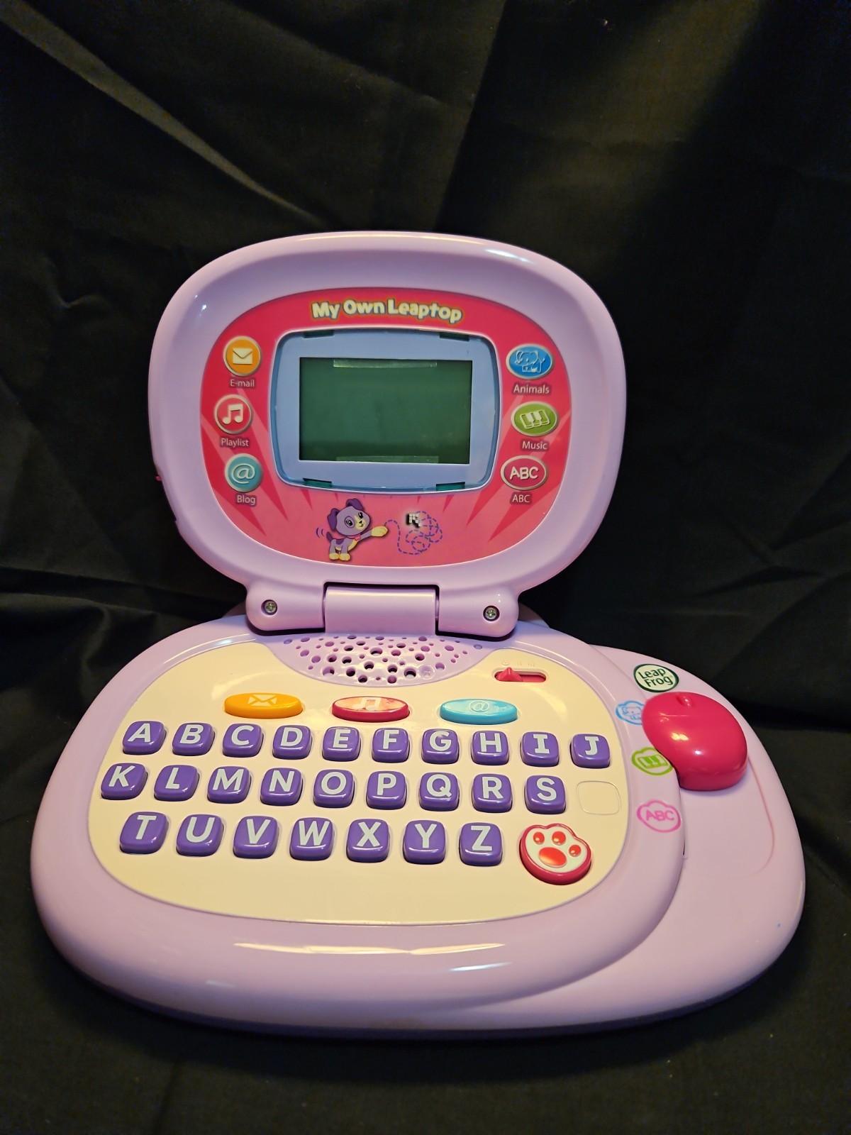 Gently Used Leap Frog My Own Leaptop Laptop Purple Pink Works Tested