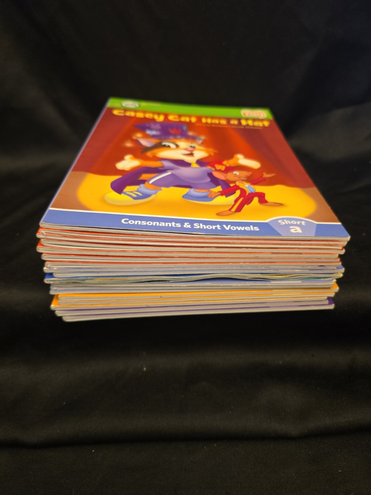 Leap Frog Early Reading Vowels Series LeapReader Interactive Books Lot of 18