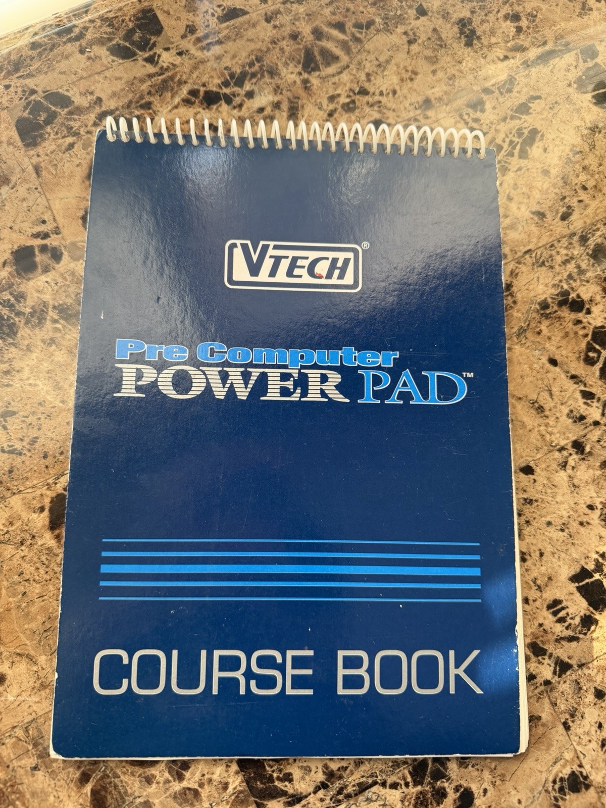 Vtech Pre Computer Power Pad Vintage Educational Laptop + Manual TESTED