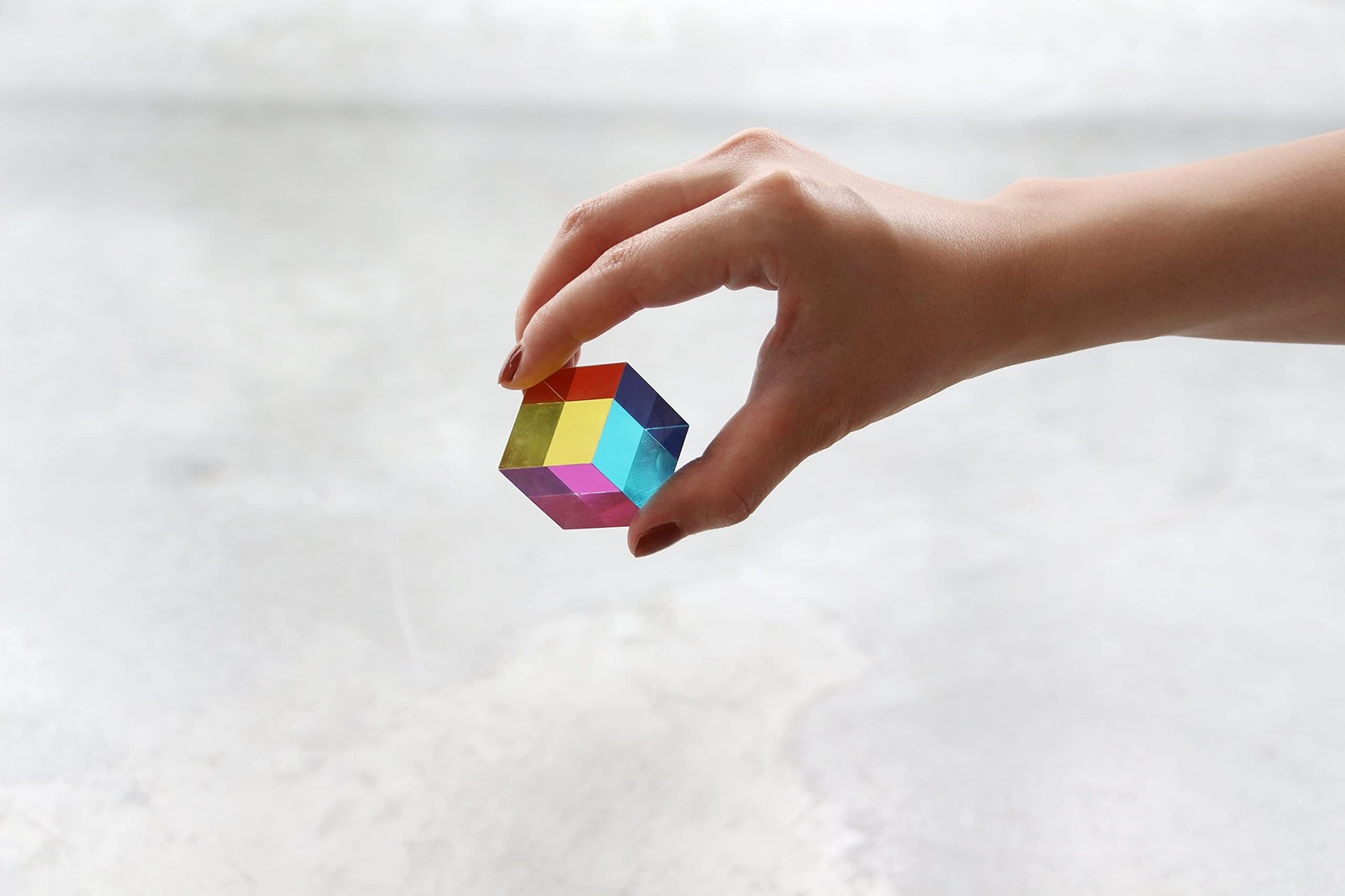 CMY Cubes Mini (30mm) – Cyan, Magenta & Yellow Cube – Optical Color Cube – Te…