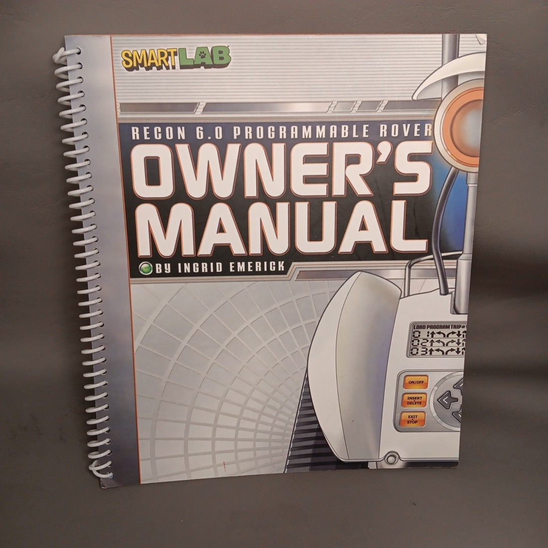 Smart Lab Recon 6.0 Programmable Rover Owners Manual Complete