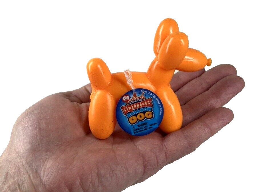 1 BALLOON DOG Squish Stretch Sensory Stress Squeeze Fidget Toy