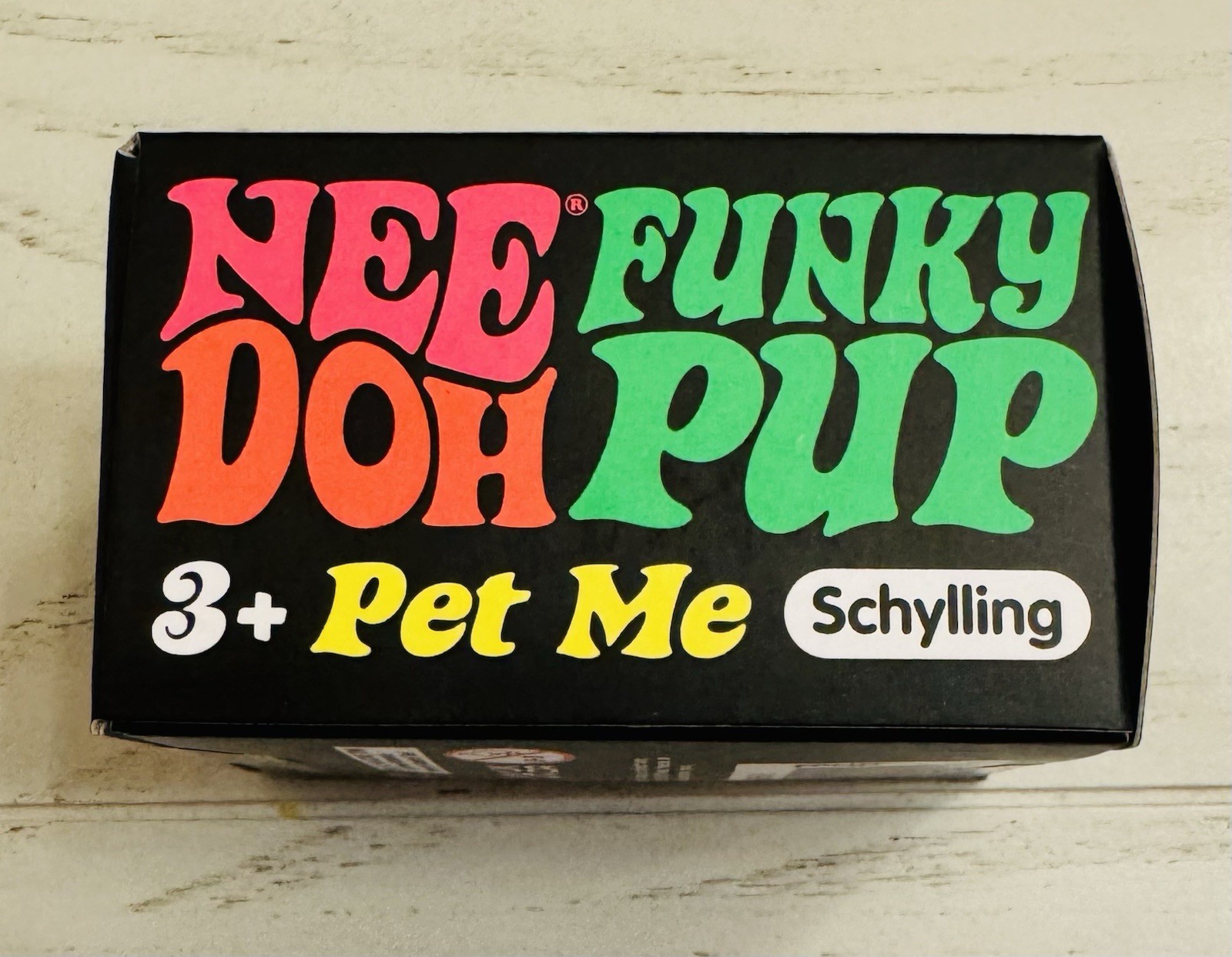 NIB Sealed Needoh Funky Pup Teal – Squishy Stress Relief Toy Schylling