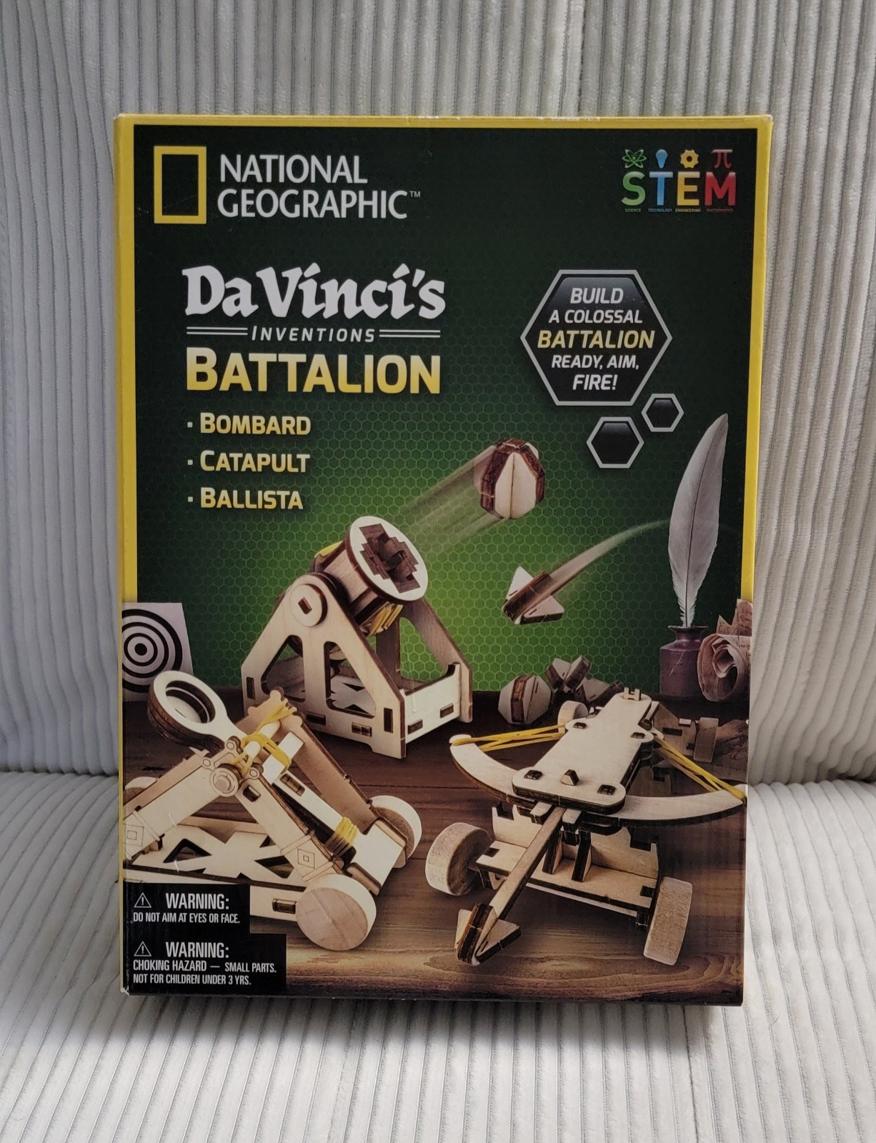 NATIONAL GEOGRAPHIC Da Vinci Model Kit – Catapult Kit Battalion- Open Box