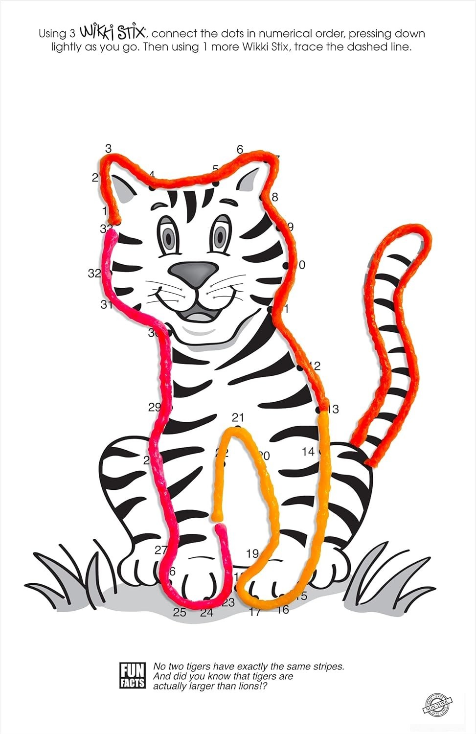 Animal Activity Pack 12 Zoo Animals Kids Educational Craft Kit Made in USA