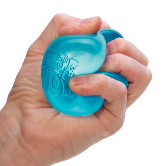 Schylling NeeDoh Nice Cube BLUE Sensory Squeeze Toy with Super Solid Squish