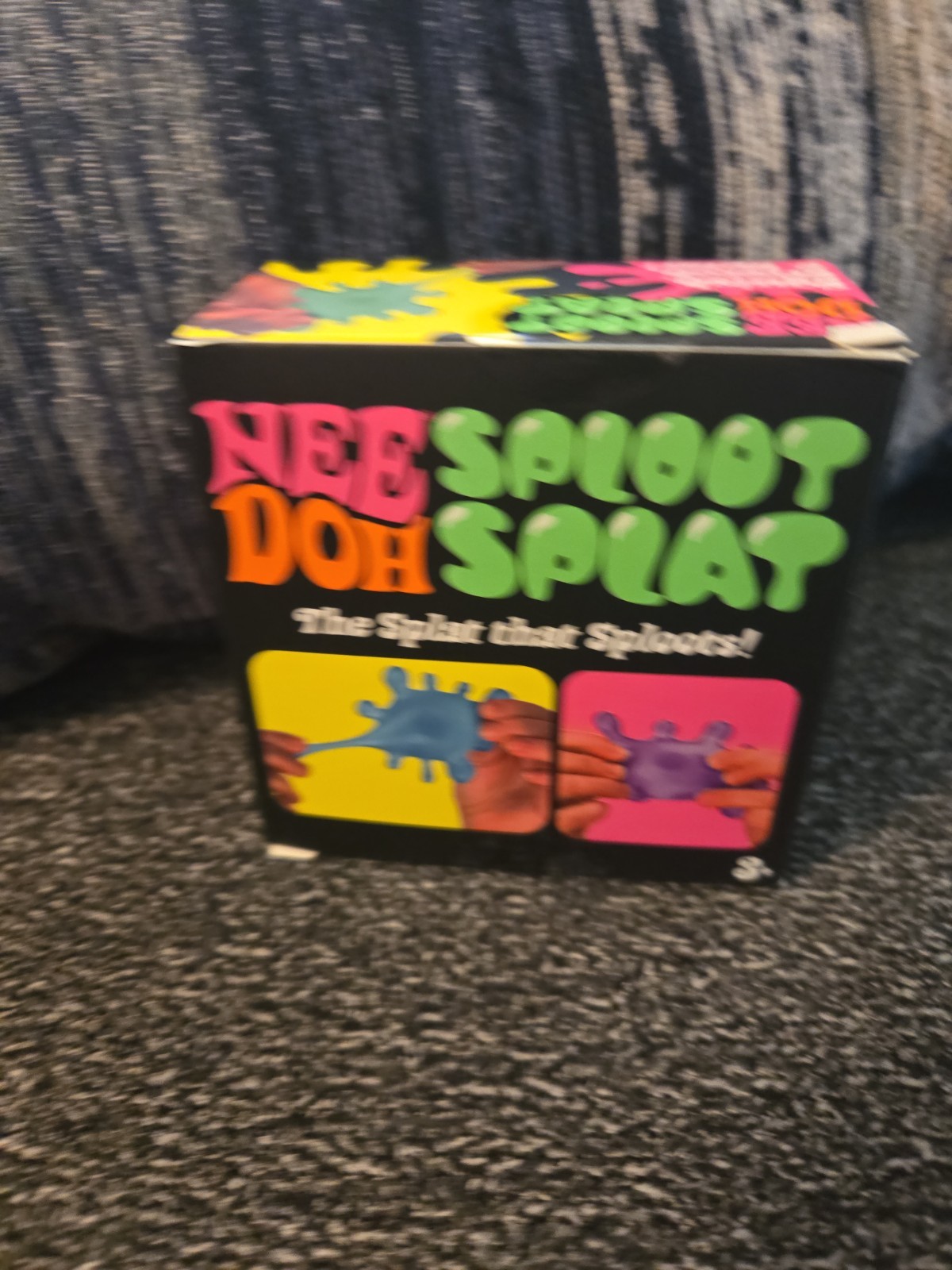 Schylling NeeDoh SPLOOT SPLAT Nee Doh SplootSplat Squishy Blue Factory Sealed