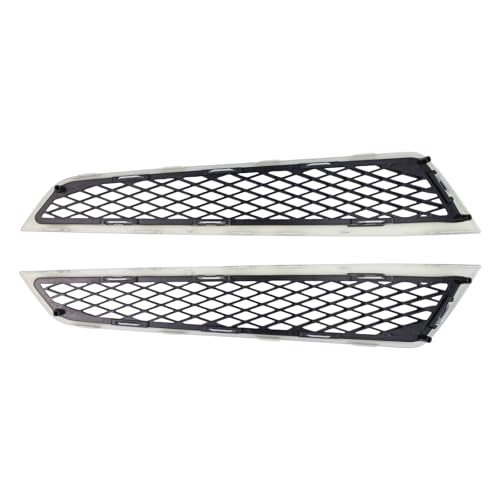 2Pcs Front Driver and Passenger Side Bumper Lower Grille and Trim for Acura