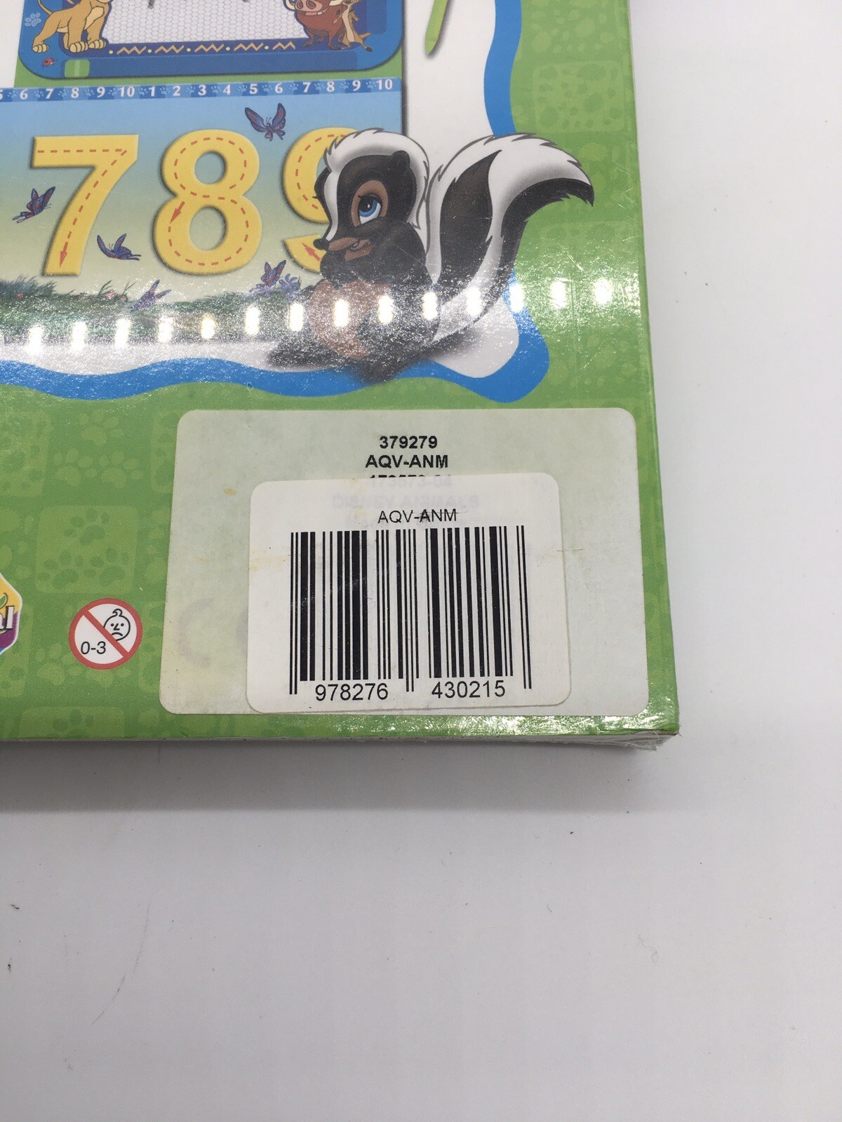 Disney Learn To Count Book And Magnetic Board With Pen New Sealed