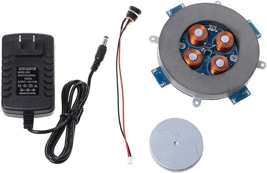DIY Magnetic Levitation Platform with LED for Educational Science Projects