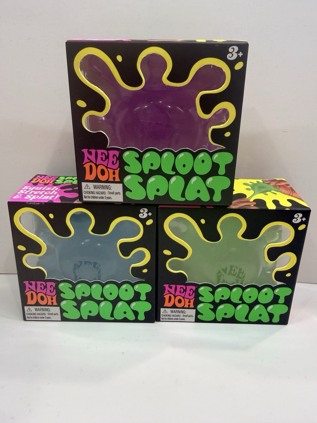 NeeDoh Sploot Splat – BLUE – New Sealed – US Seller – Fast Shipping US!