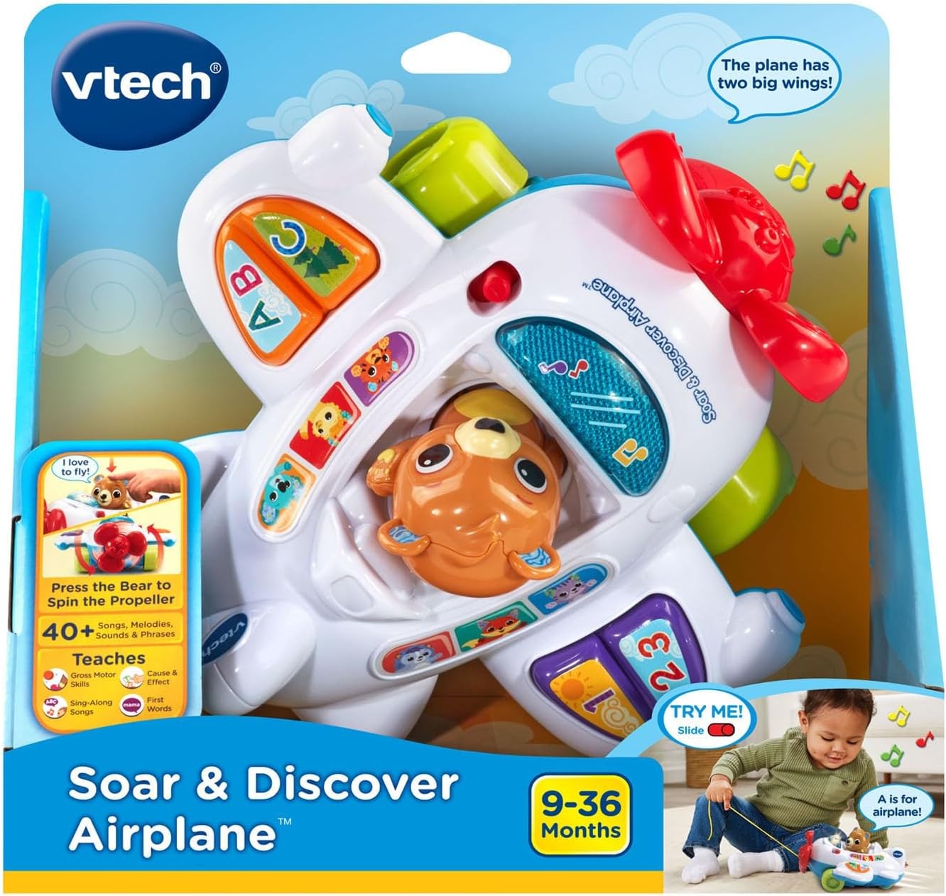VTech Soar & Discover Airplane (English Version)