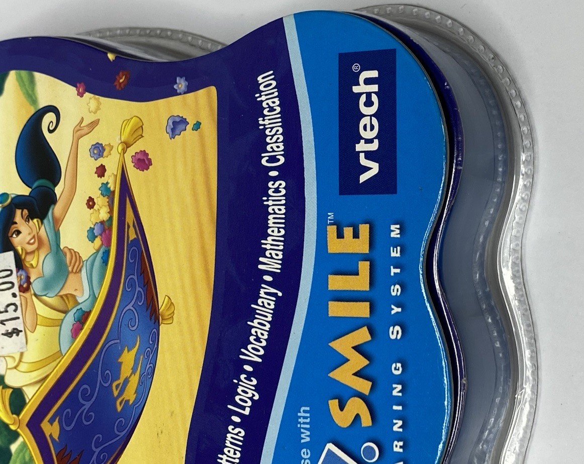 NEW Vtech Smartridge Aladdin’s Wonders of the World Cartridge V Smile Disney