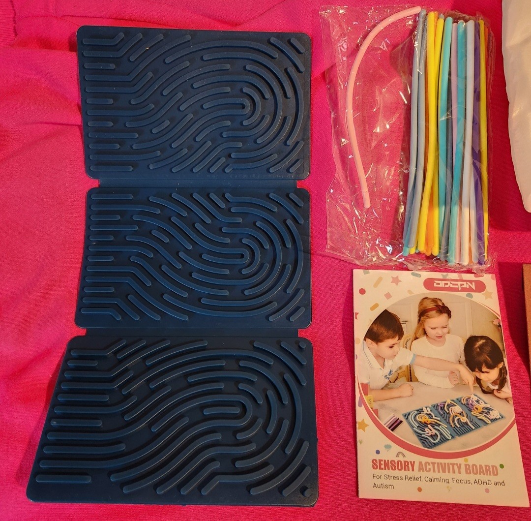 2 Pack of Autism Sensory Boards Educational Toys