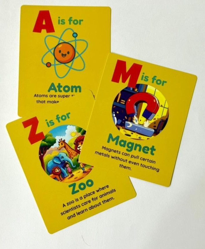 STEM ABC Flashcards for Kids | Fun Educational Toy Ages 3-8 | Learning Game