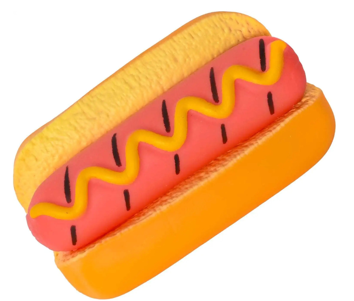 Squishy Hot Dog Squeezy Fidget Toy Sunny Days 2-in-1 Hotdog Stress Relief NEW
