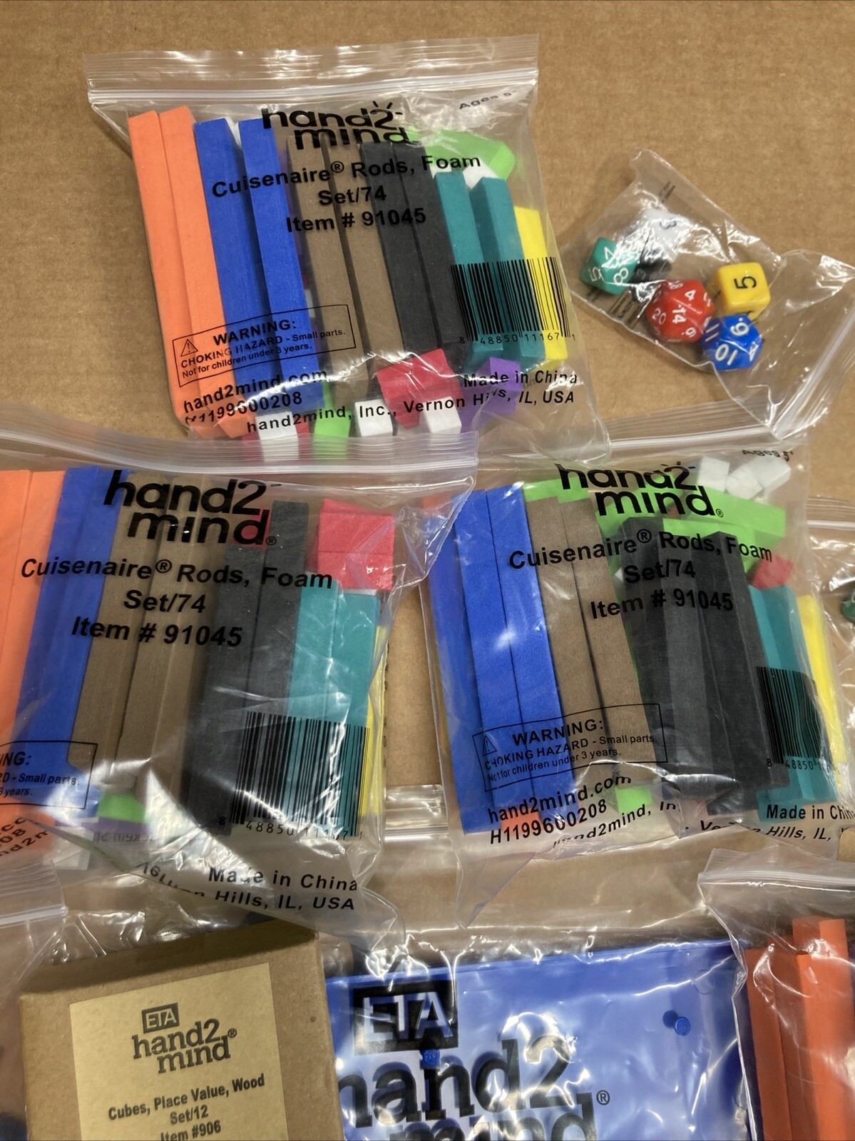 LOT Hand 2 mind Education And Math Manipulative Mixed Lot Sold As Pictured