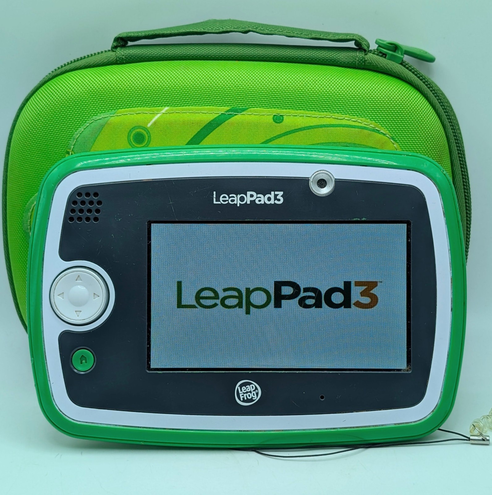 LeapFrog LeapPad3 Green Kids Educational Learning Tablet +Case Only Tested WORKS