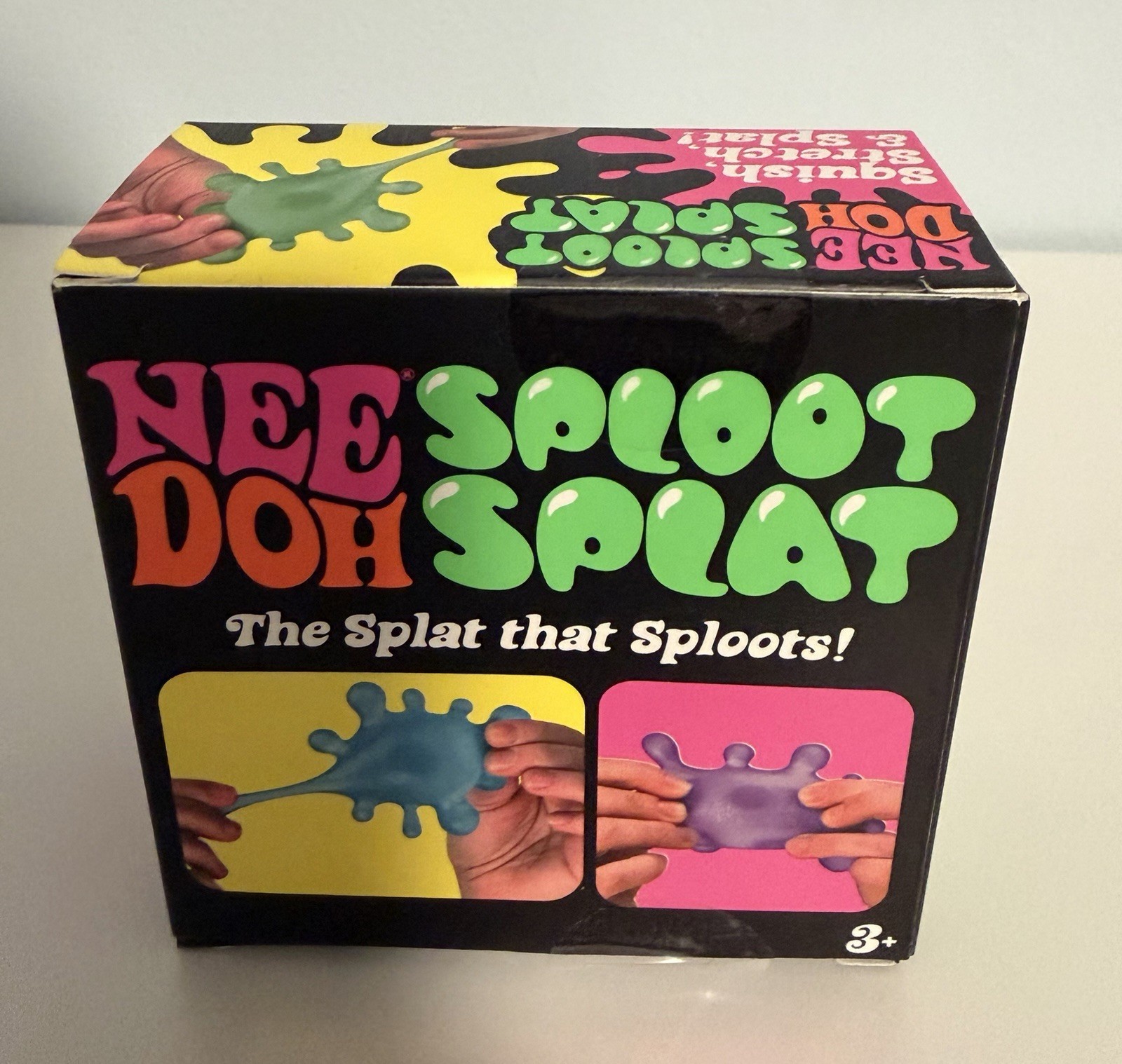 Schylling NeeDoh Sploot Splat TikTok Viral 🔥 blue Sensory Fidget Toy NEW In Box