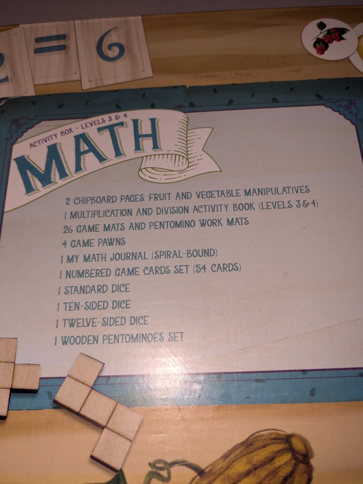 Math Activity Box Levels 3 & 4 Good And The Beautiful Curriculum Manipulatives