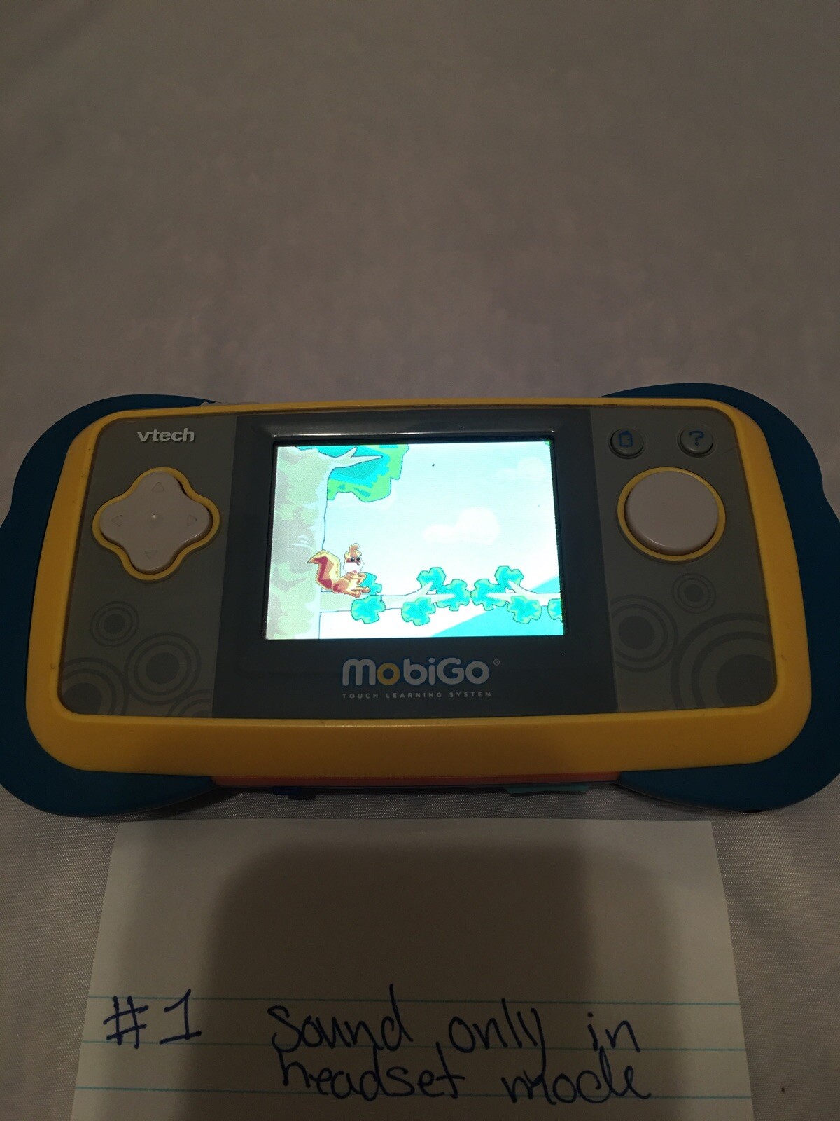 VTech MobiGo Touch Learning System Youth Educational #1 READ important