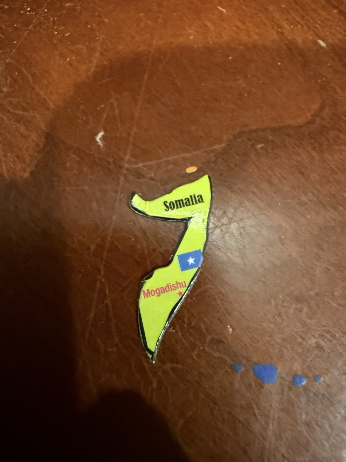 Ata-Boy Magnetic World Map Play-n-Learn Somalia 1