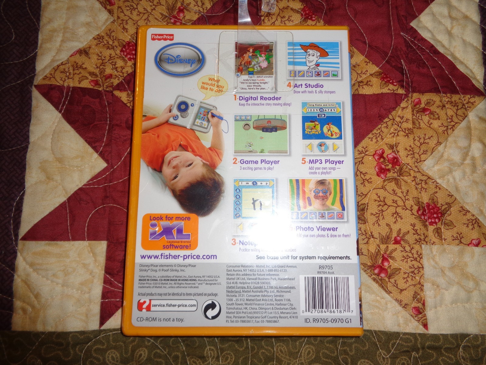 FISHER PRICE IXL LEARNING GAME NEW Disney PIXAR Toy Story 3
