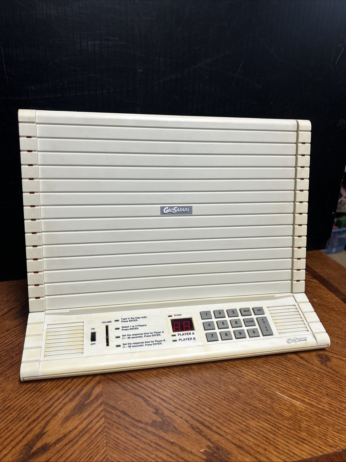 GeoSafari Electronic Homeschooling Learning System EI 8700 VINTAGE w/ 42 Cards