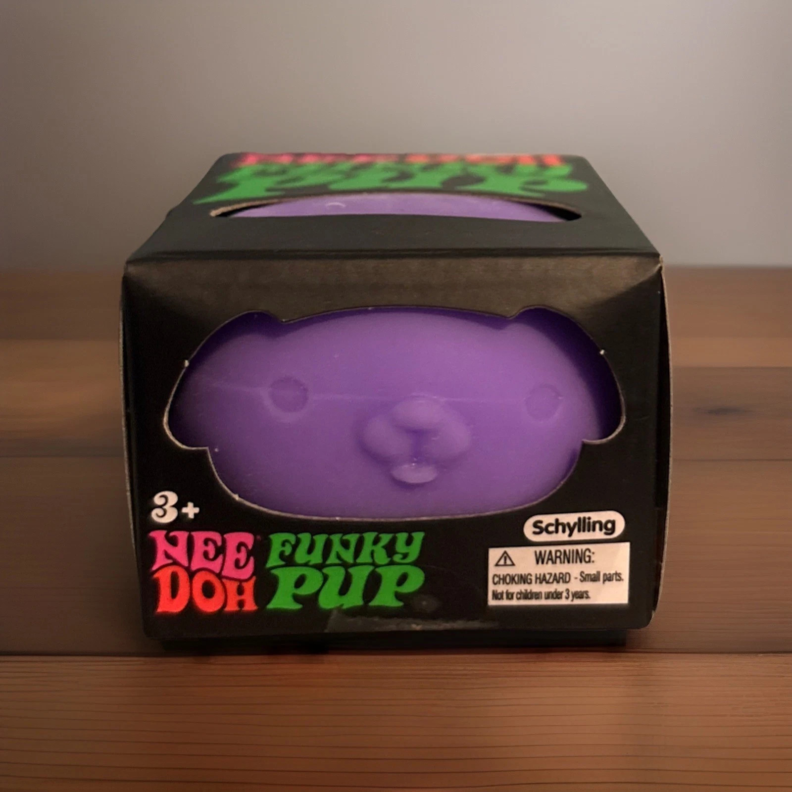 Schylling NeeDoh Funky Pup – Pink Purple Blue Squishy NEW Authentic Nee Doh!