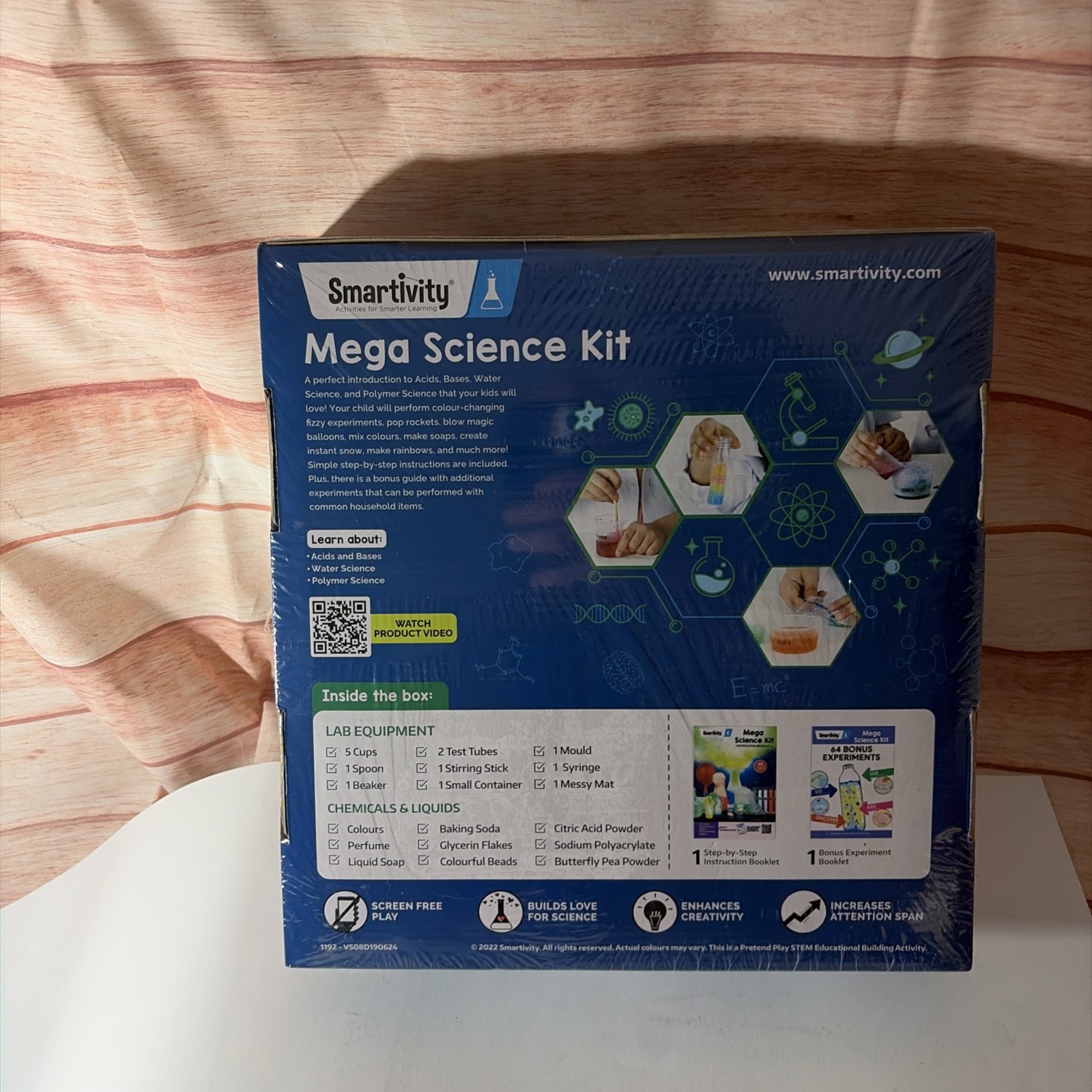 Smartivity Mega Science Kit STEM 150+ Experiments for Kids Ages 4-7 8-11 Years