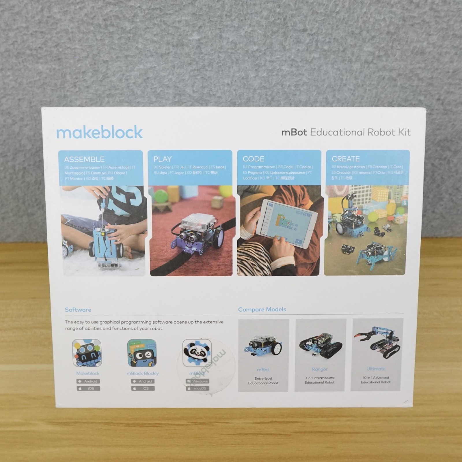 Makeblock mBot V1.2 Bluetooth STEM Robot Kit Blue P1050017 | Educational Coding