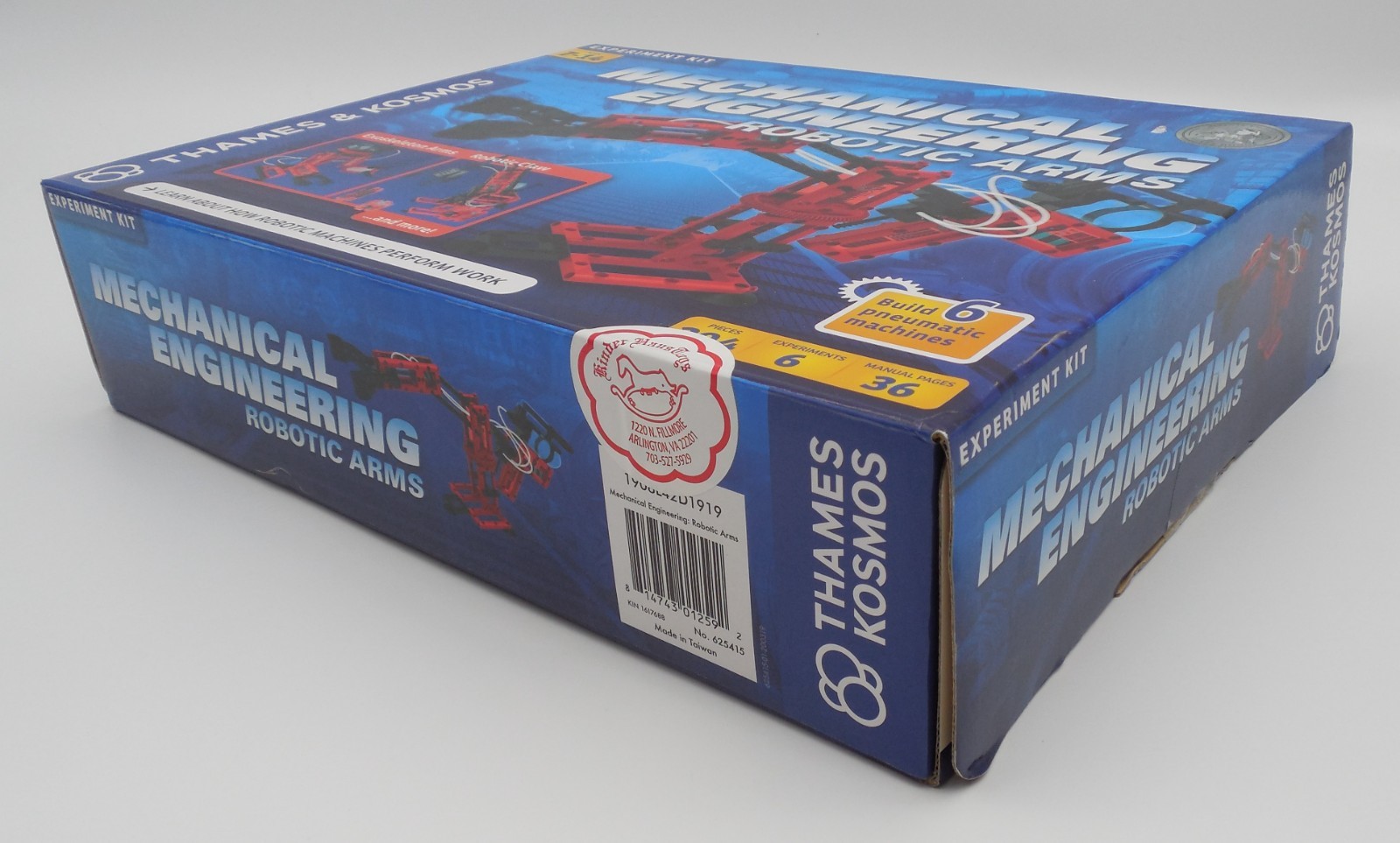 Mechanical Engineering Robotic Arms Experiment Kit Thames & Kosmos NEW