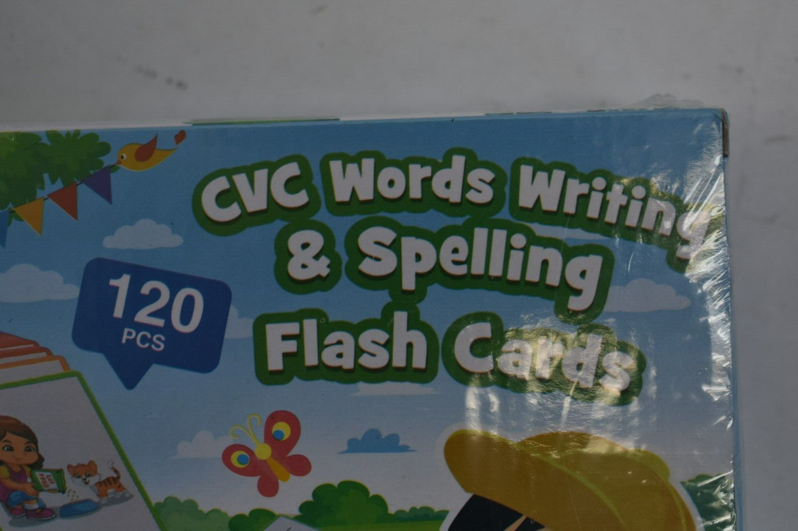 CVC Words Writing & Spelling Flash Cards Set For Kids Toddlers Learning Device