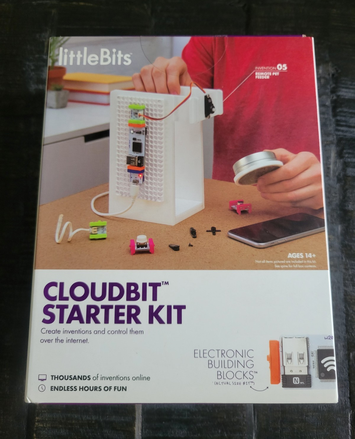 littleBits CloudBit Starter Kit Electronic Building Blocks 14+