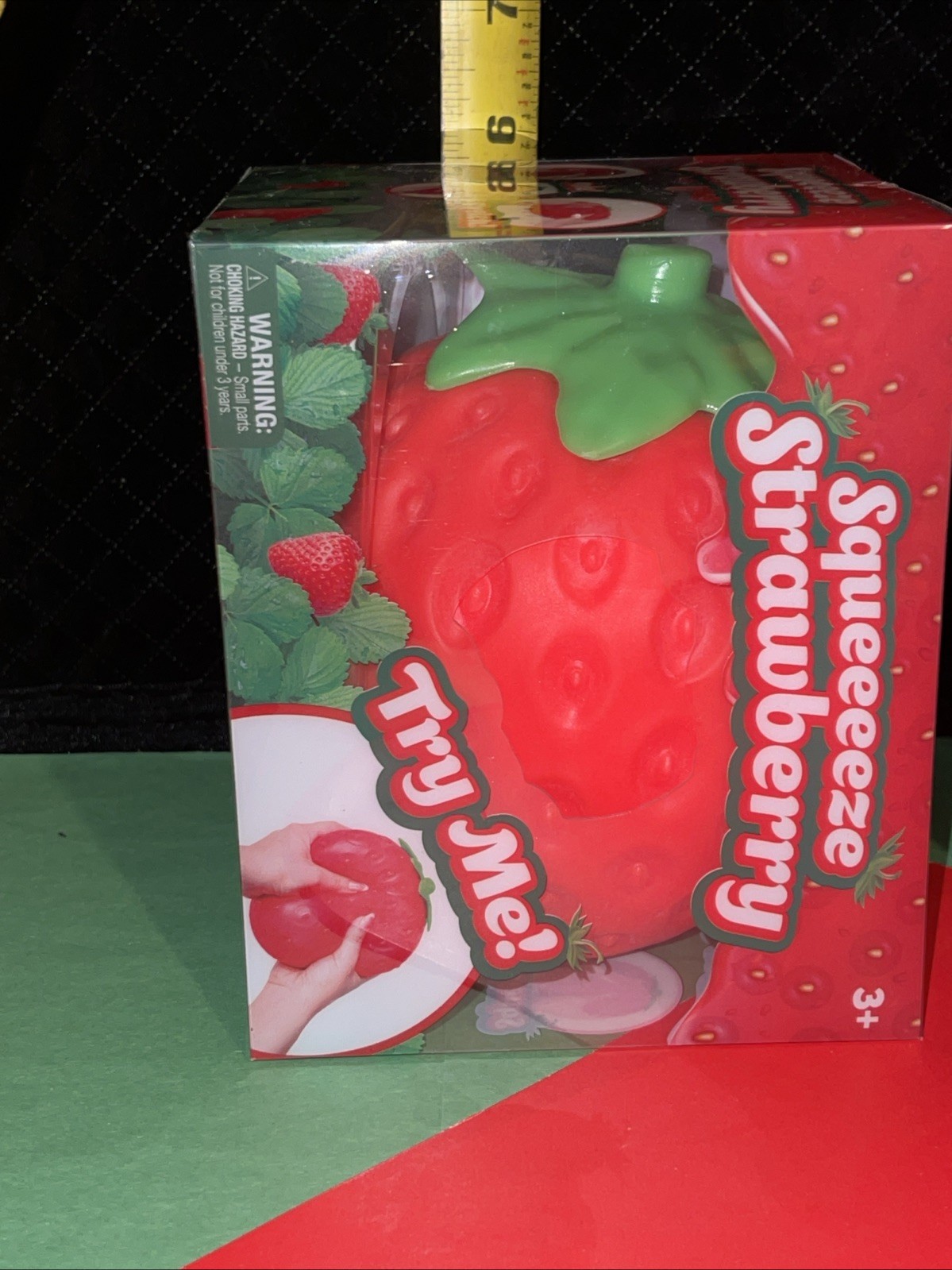Big Squishy Squeeezy Strawberry Squishy Toy Sensory Sunny Days Lot Of 2