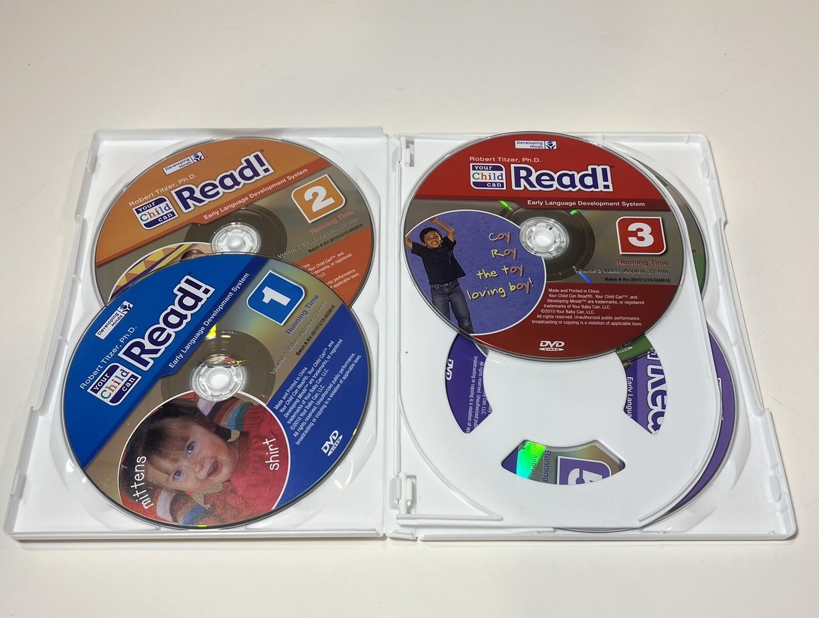 Your Child Can Read 5 DVD Set Early Reading System Early Language Development