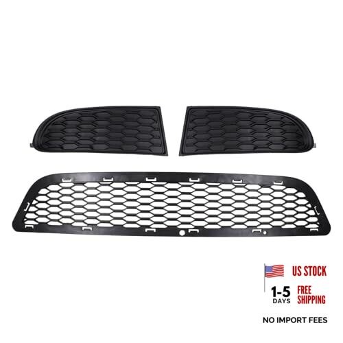 Front Lower Grill Grille and Fog Light Cover Bezel for Dodge Journey 2011-2020