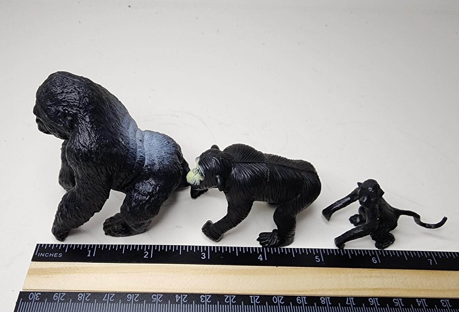 Chimpanzee Gorilla Monkey Animal Figure Model Plastic Toy Collector Kids Gift