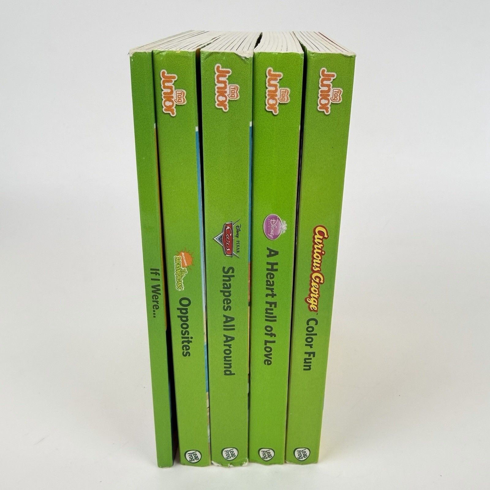 Leap Frog TAG Junior Reading System Kids + 5 Books with Reader & Tote Tested