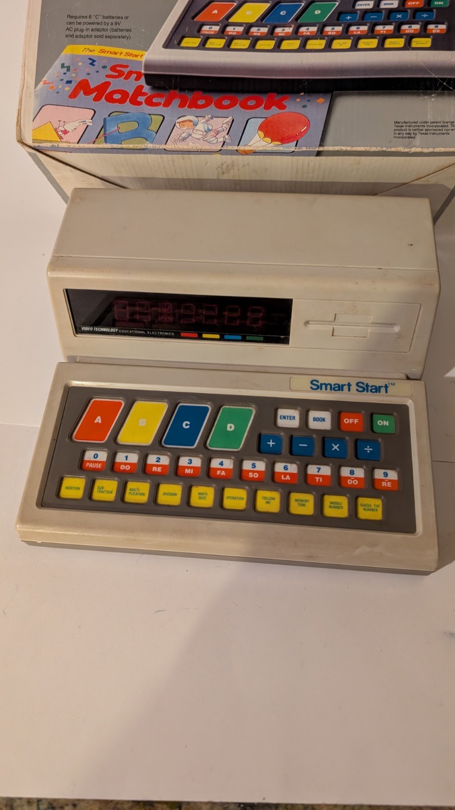 Smart Start Math Led Vintage Learning Game ****Not Tested