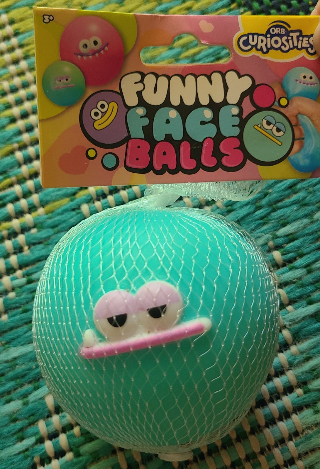Orb Curiosities Funny Face Balls Squishy 5 Five Below – Set Of 3– Like Needoh