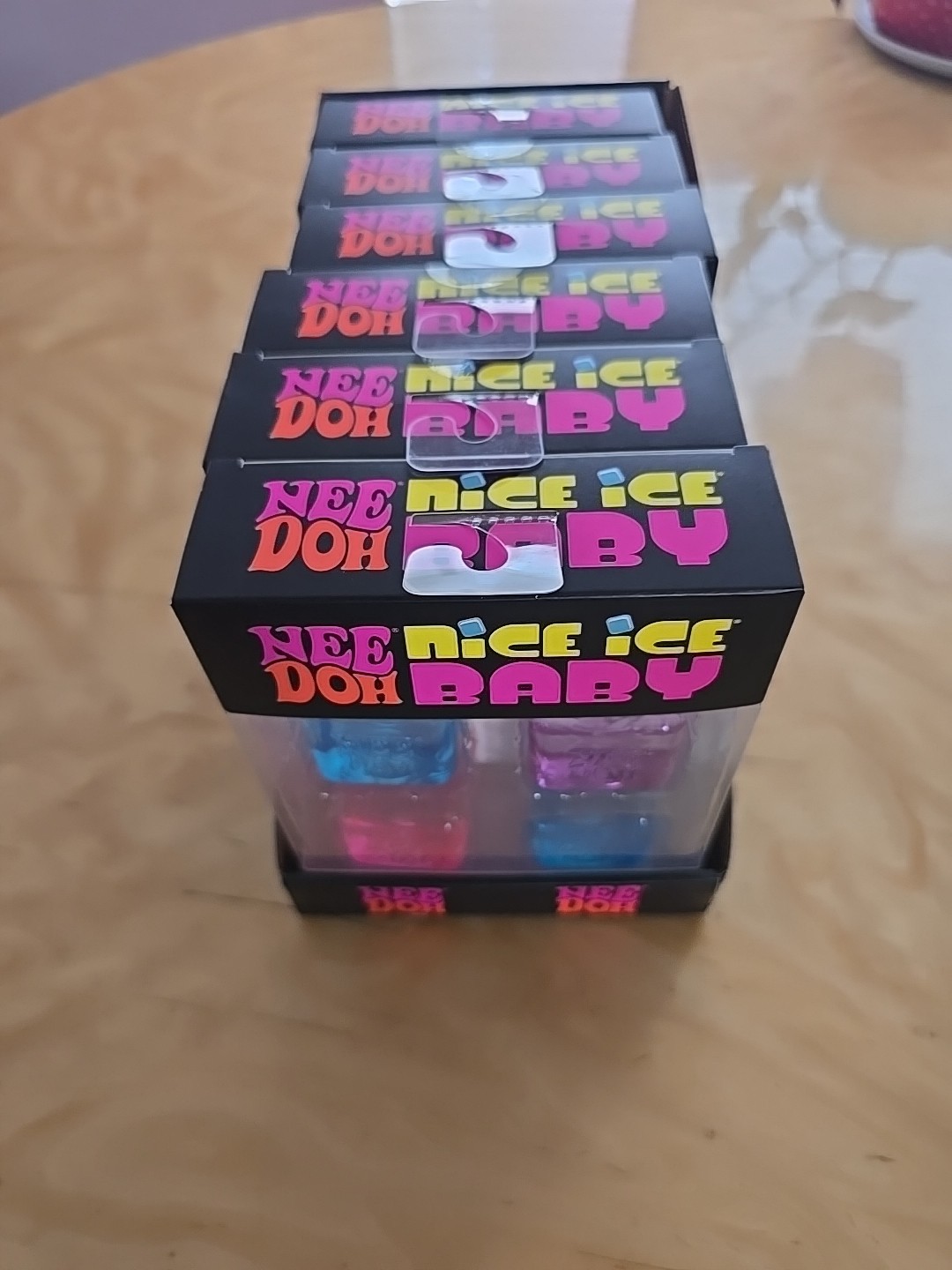 Nee Doh Nice Ice Baby 4 Pack Lot of 6 with Display Box
