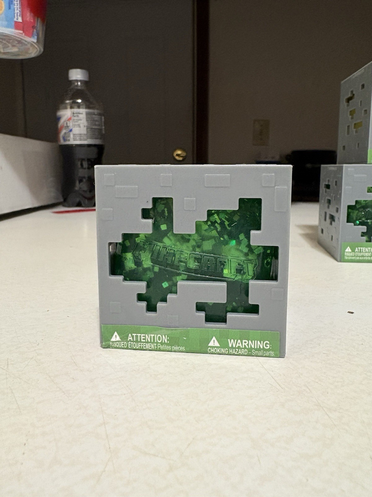 Minecraft Jelly Cube, Novelty Fidget Toy, Collectable(1 Piece, GREEN)