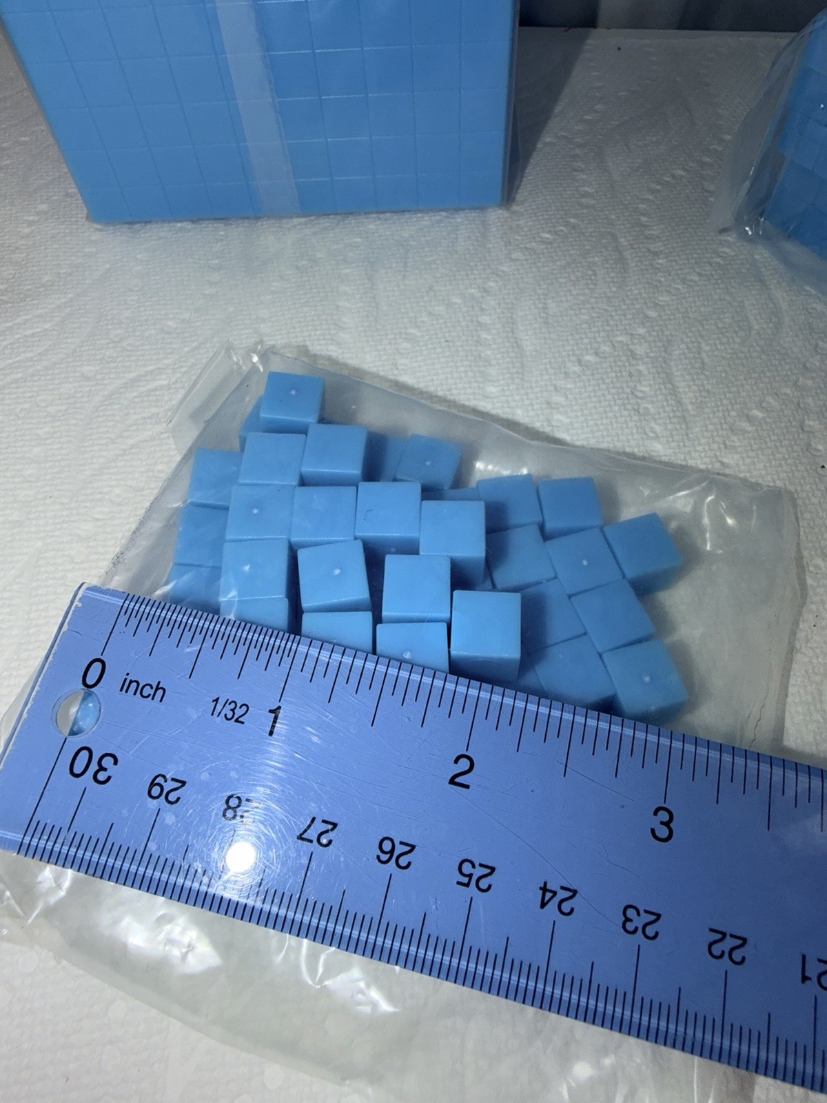 Math Base 10 Counting Blocks Homeschooling Plastic Ones Tens Hundreds