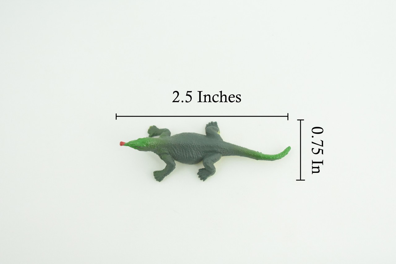 Toy Lizard North American Green Anole, Hand Painted Rubber Toy 2.5″ WR37B197