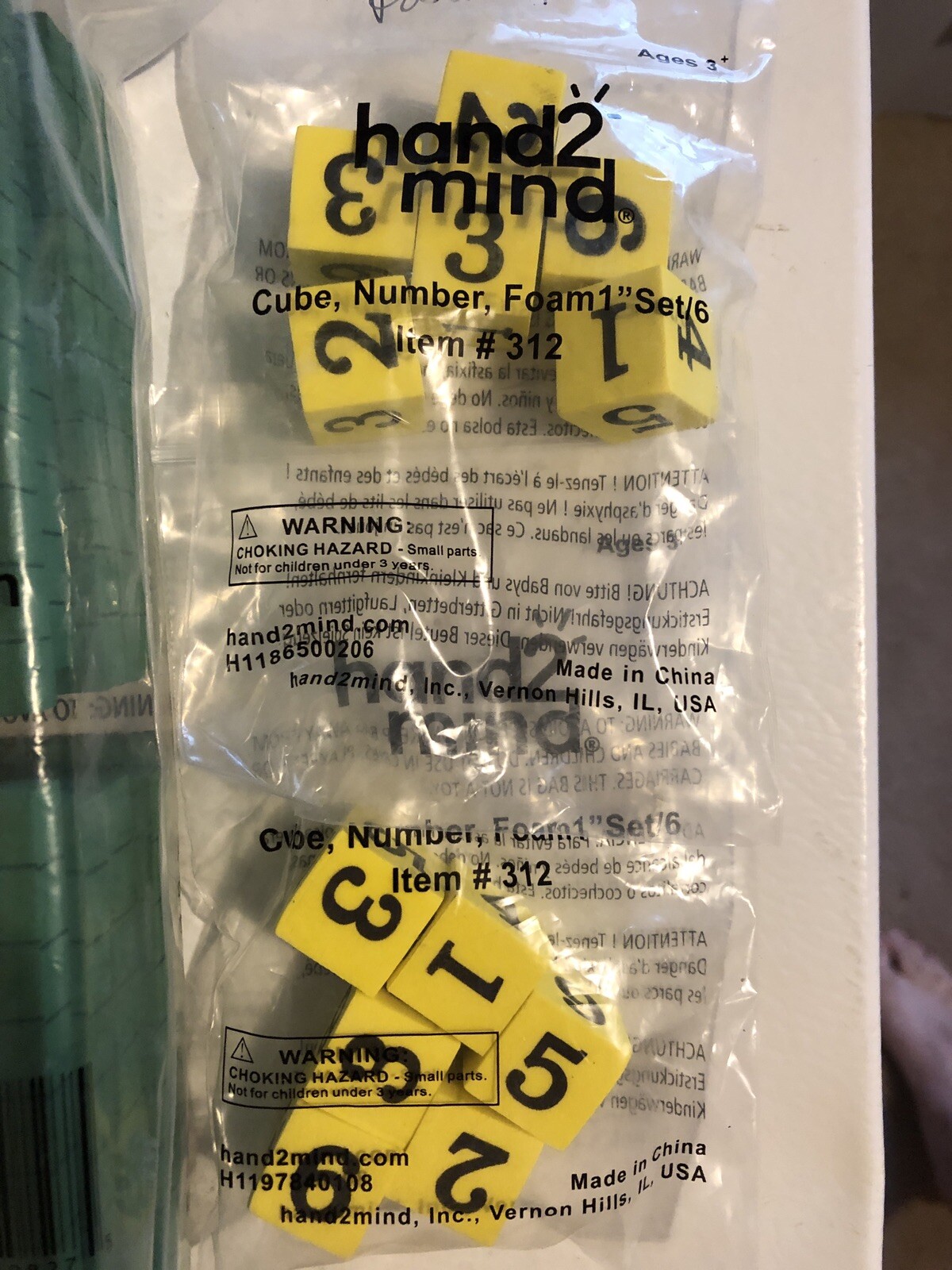 Hand 2 Mind Lot Mix Base Ten Cubes Units Rods Chemical Splash Mini SEE