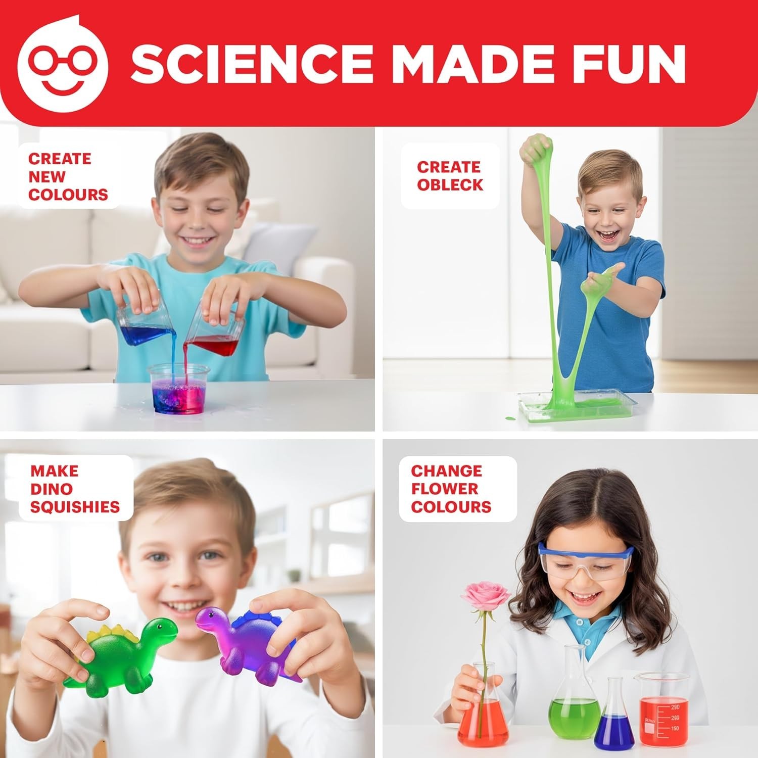 Doctor Jupiter Girls First Science Kit Kids Ages 4+ STEM Toy 100+ Experiments
