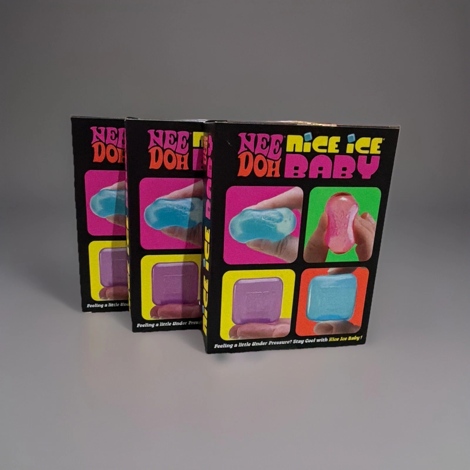 Needoh Nice Ice Baby 4 Pack – Sensory Squishy Fidget Toy, Stress Relief